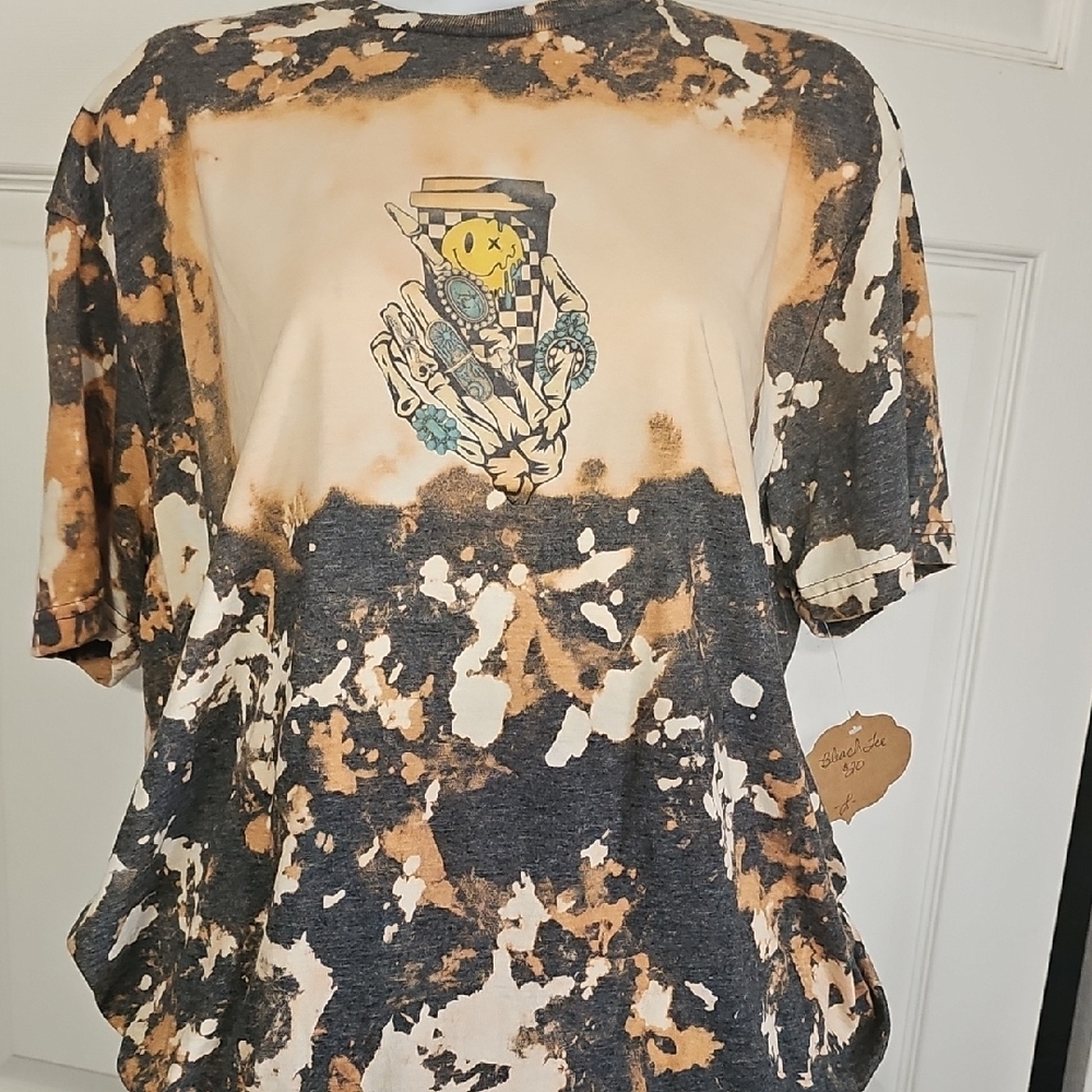 Unique Custom Graphic T-Shirt with Hand Design